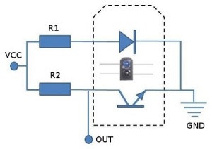 Senzor-TCRT5000-roboromania-schema