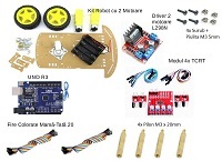 Robot Kit 2WD Urmărire linie Modul cu 4 senzori